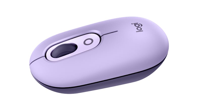 Logitech POP Wireless Mouse with Customizable Emoji Button - Cosmos Lavender