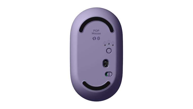 Logitech POP Wireless Mouse with Customizable Emoji Button - Cosmos Lavender