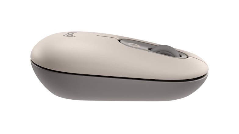 Logitech POP Wireless Mouse with Customizable Emoji Button - Mist Sand