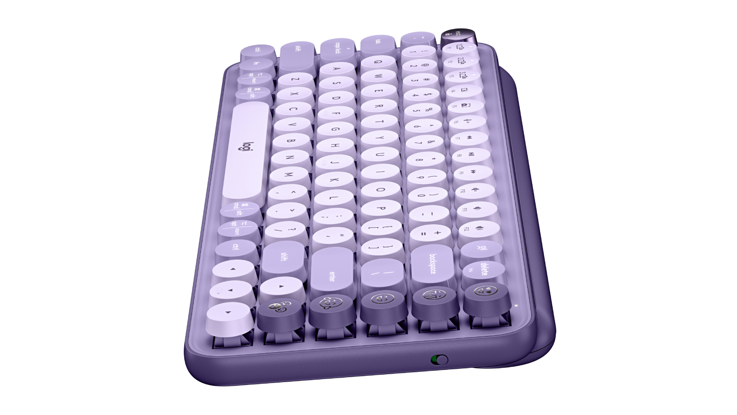 Logitech POP Keys Wireless Mechanical Keyboard with Customizable Emoji