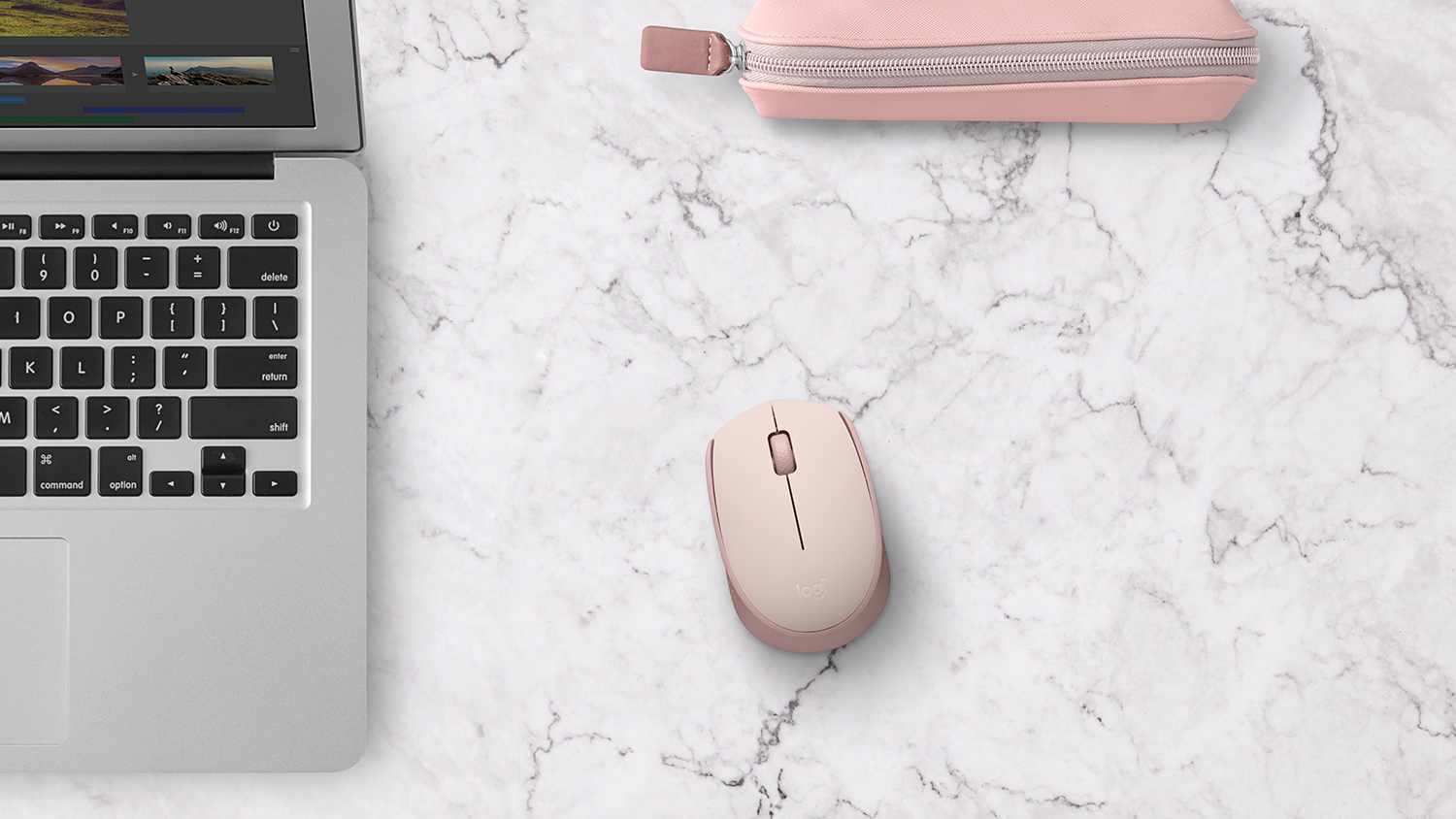 Logitech M171 Wireless Mouse - Rose