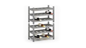 Holger Wine Rack Bundle 30 - Dusk Grey