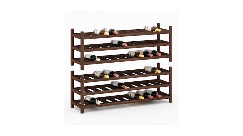 Holger Wine Rack Bundle 60 - Espresso