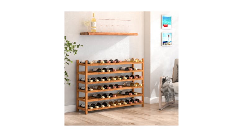 Holger Wine Rack Bundle 60 - Golden Teak