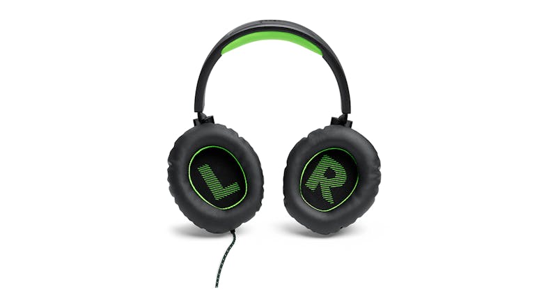 JBL Quantum 100X Wired Over-Ear Gaming Headset - Black/Green