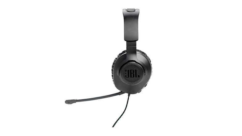 JBL Quantum 100X Wired Over-Ear Gaming Headset - Black/Green