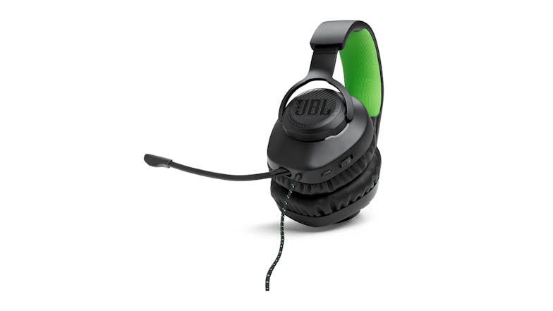 JBL Quantum 100X Wired Over-Ear Gaming Headset - Black/Green