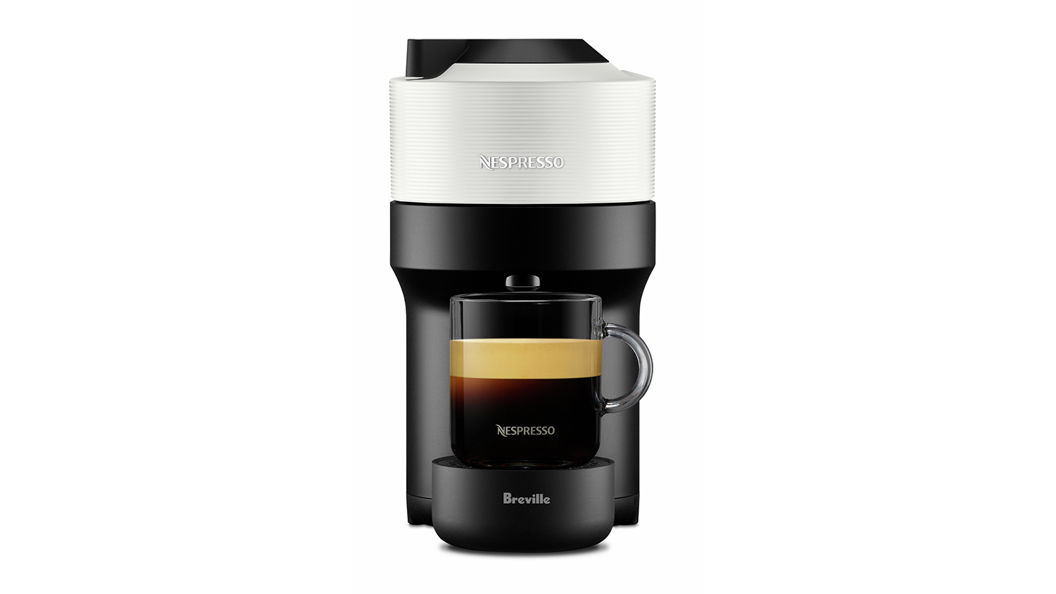 Nespresso Breville Vertuo Pop Solo Espresso Machine White Harvey