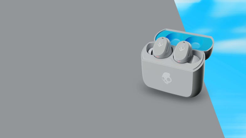 Skullcandy Mod True Wireless In-Ear Headphones - Light Grey/Blue