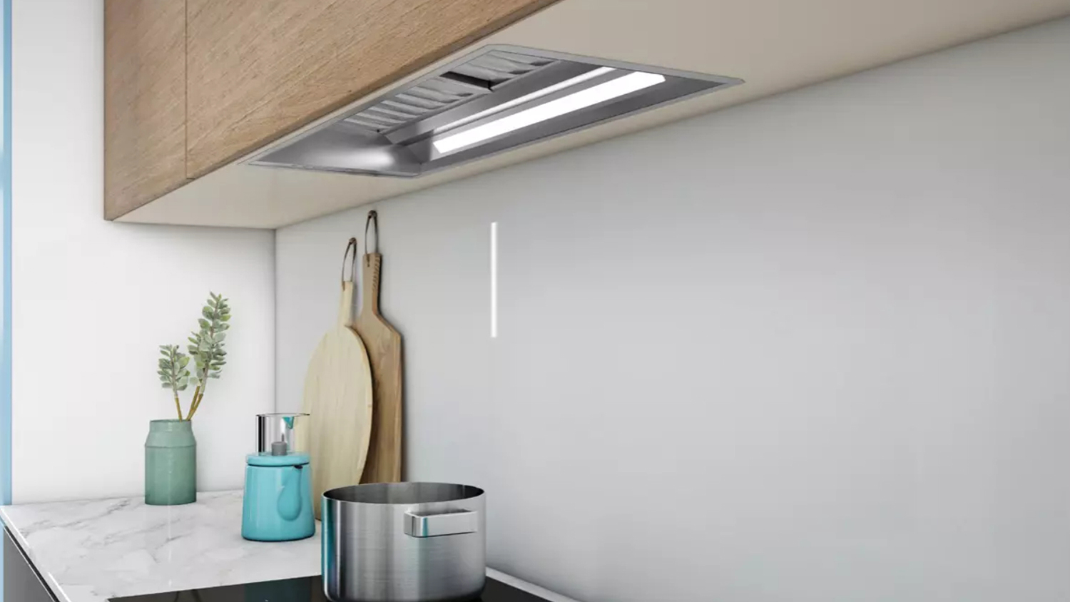 Sirius 85cm Undermount Integrated Rangehood - Stainless Steel (SL906EMEL850)
