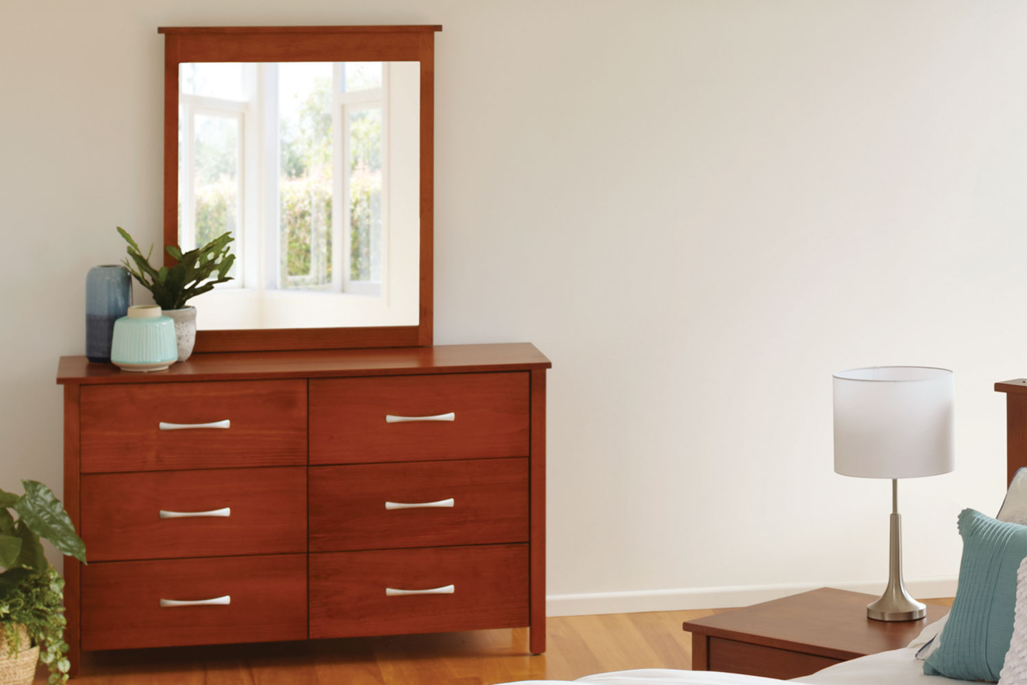 Tillsdale 6 Drawer Dresser with Mirror
