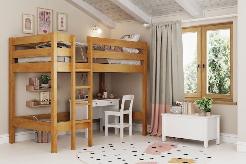 Noah King Single Loft Bed Frame