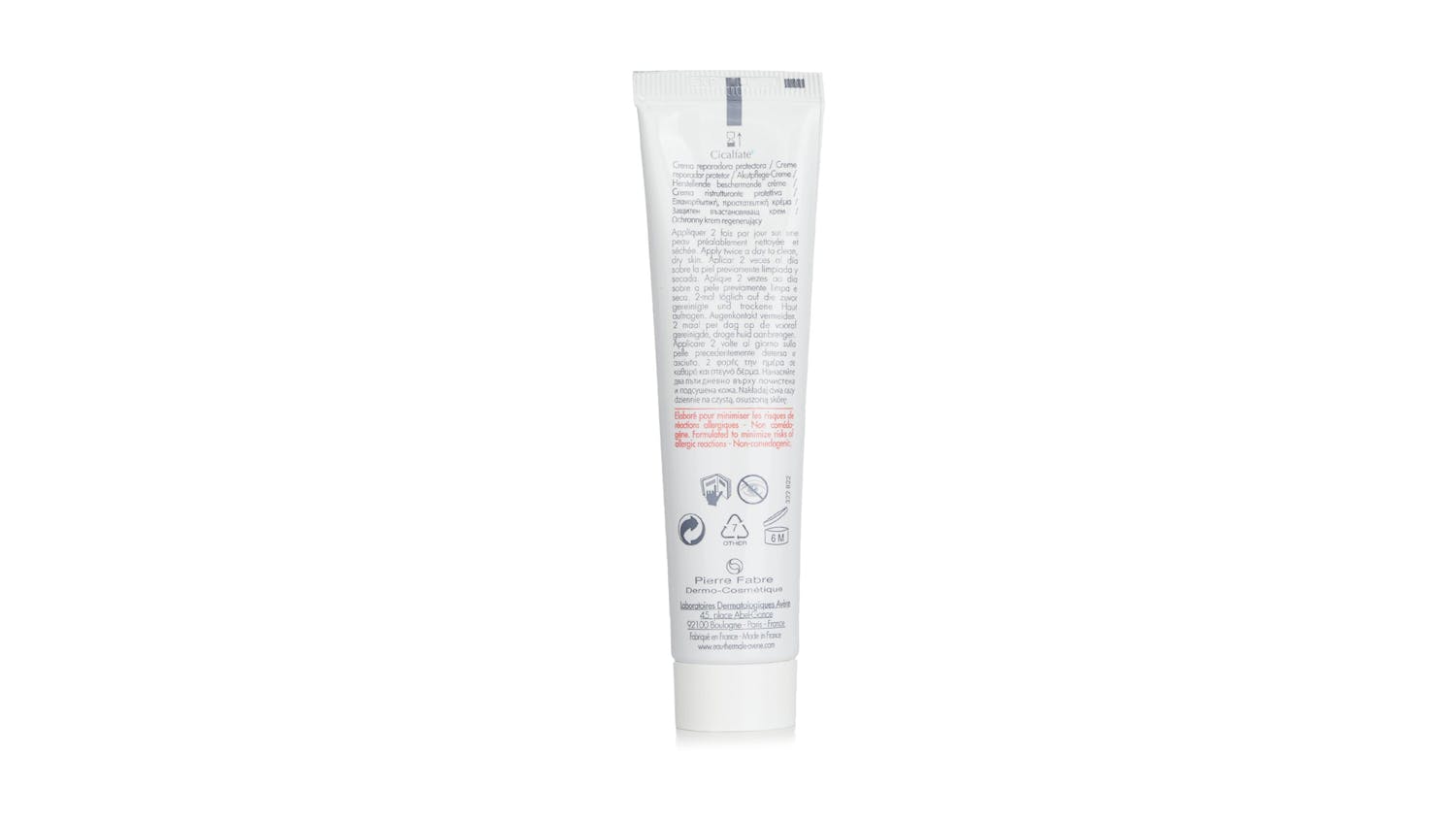 Avene Cicalfate+ Repairing Protective Cream - For Sensitive Irritated Skin - 40ml/1.35oz