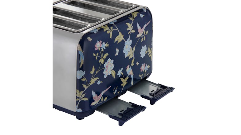 Laura Ashley Elvenden 4 Slice Toaster - Blue