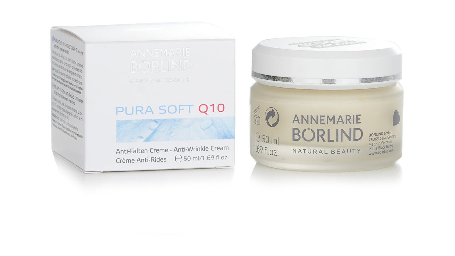 Annemarie Borlind Pura Soft Q10 Anti-Wrinkle Cream - 50ml/1.69oz