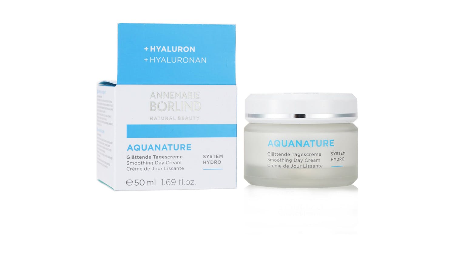 Annemarie Borlind Aquanature System Hydro Smoothing Day Cream - For Dehydrated Skin - 50ml/1.69oz