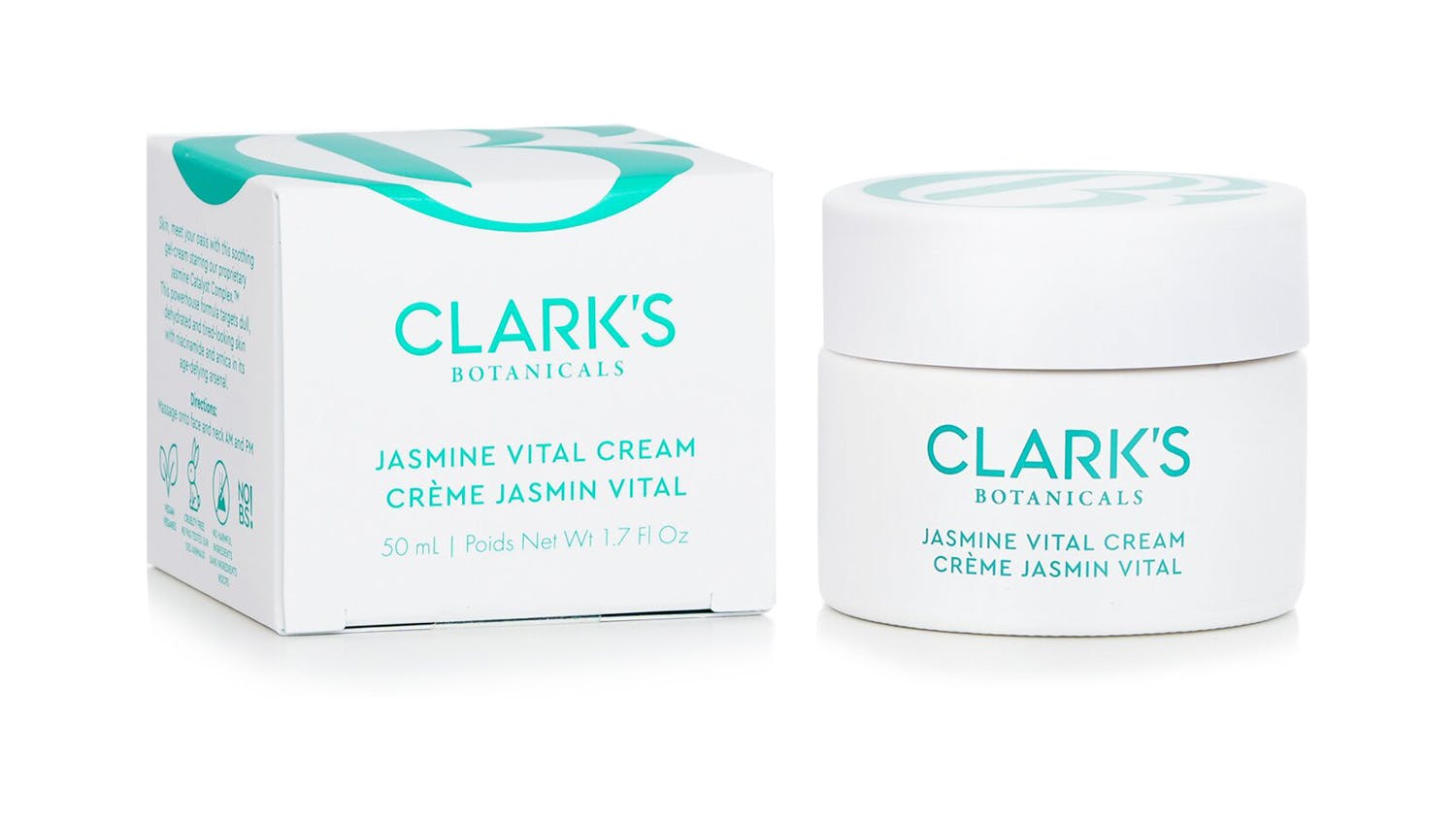 Clark's Botanicals Jasmine Vital Cream - 50ml/1.7oz