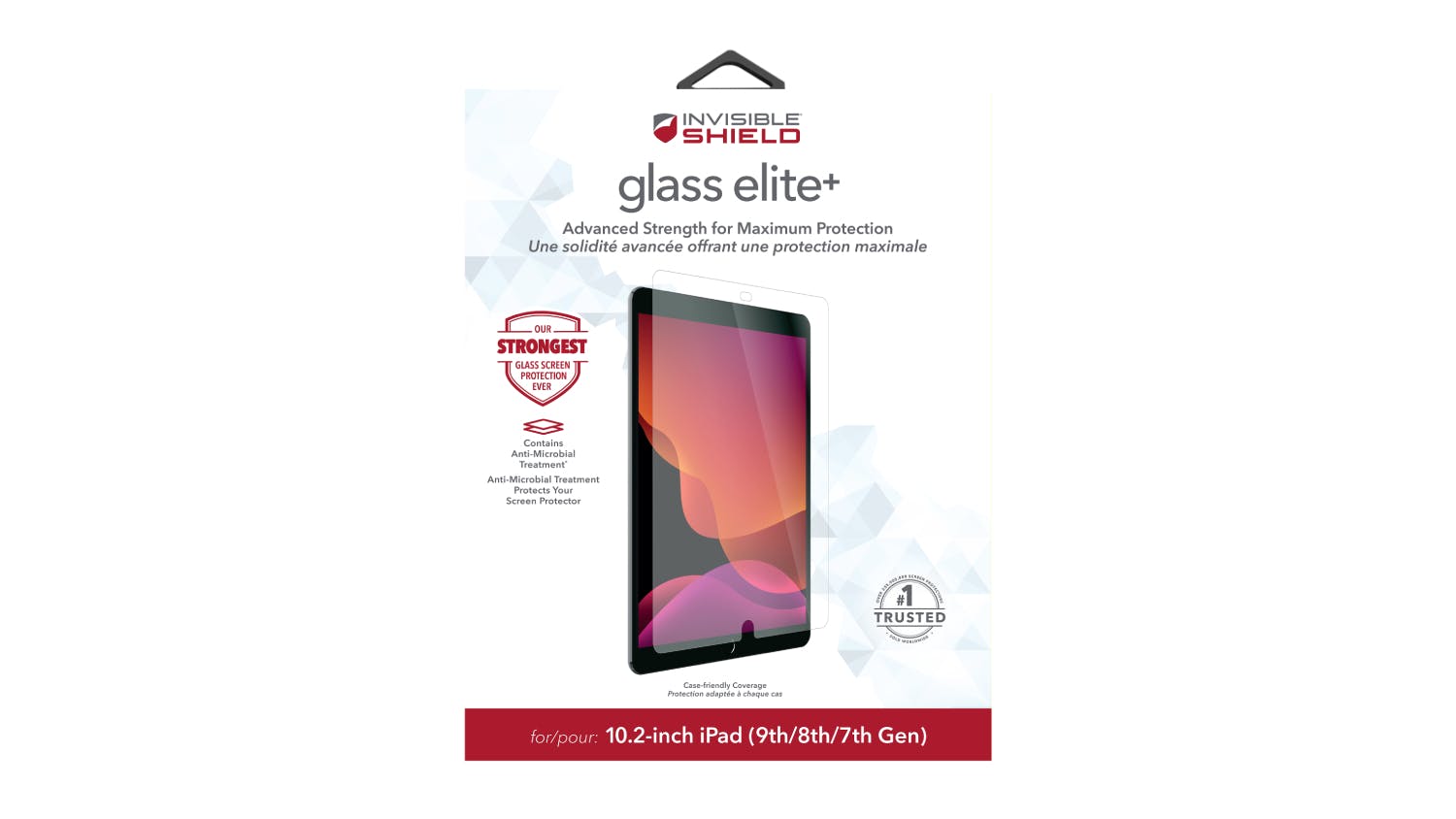 Zagg InvisibleShield Glass Elite+ Screen Protector for iPad 10.2"