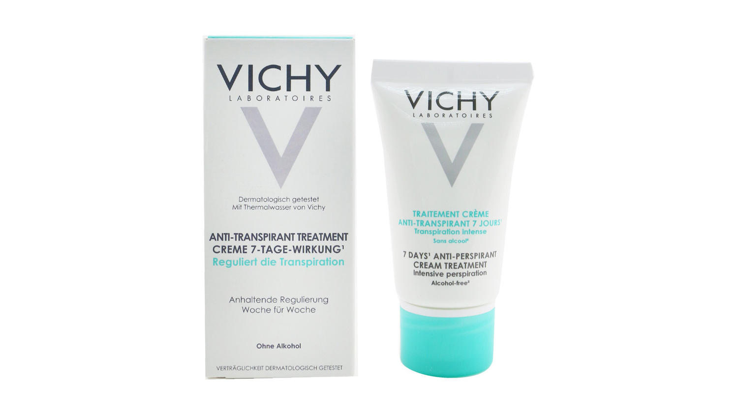 Vichy 7 Days Anti-Perspirant Cream Treatment (For Intensive Perspiration) - 30ml/1oz