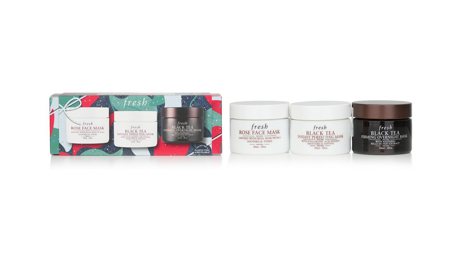 Fresh Mini Face Mask Trio Set - 3pcs