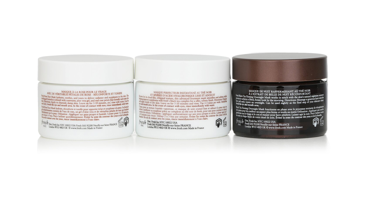 Fresh Mini Face Mask Trio Set - 3pcs