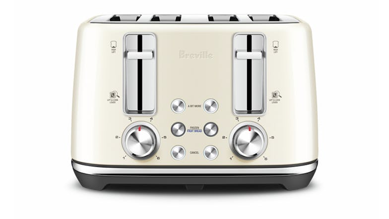 Breville "the ToastSet" 4 Slice Toaster - Cream