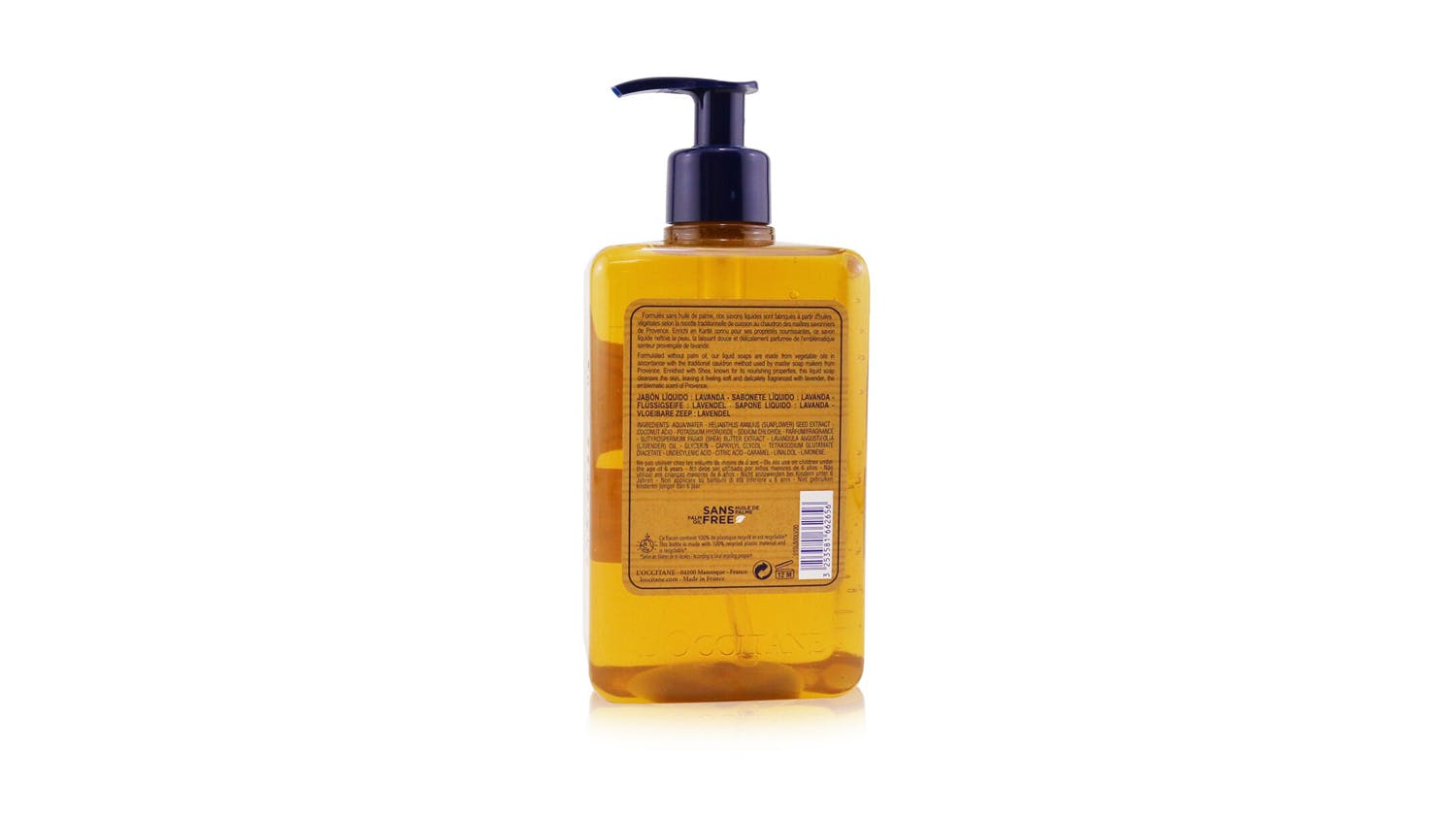 L'Occitane Lavender Liquid Soap For Hands and Body - 500ml/16.9oz