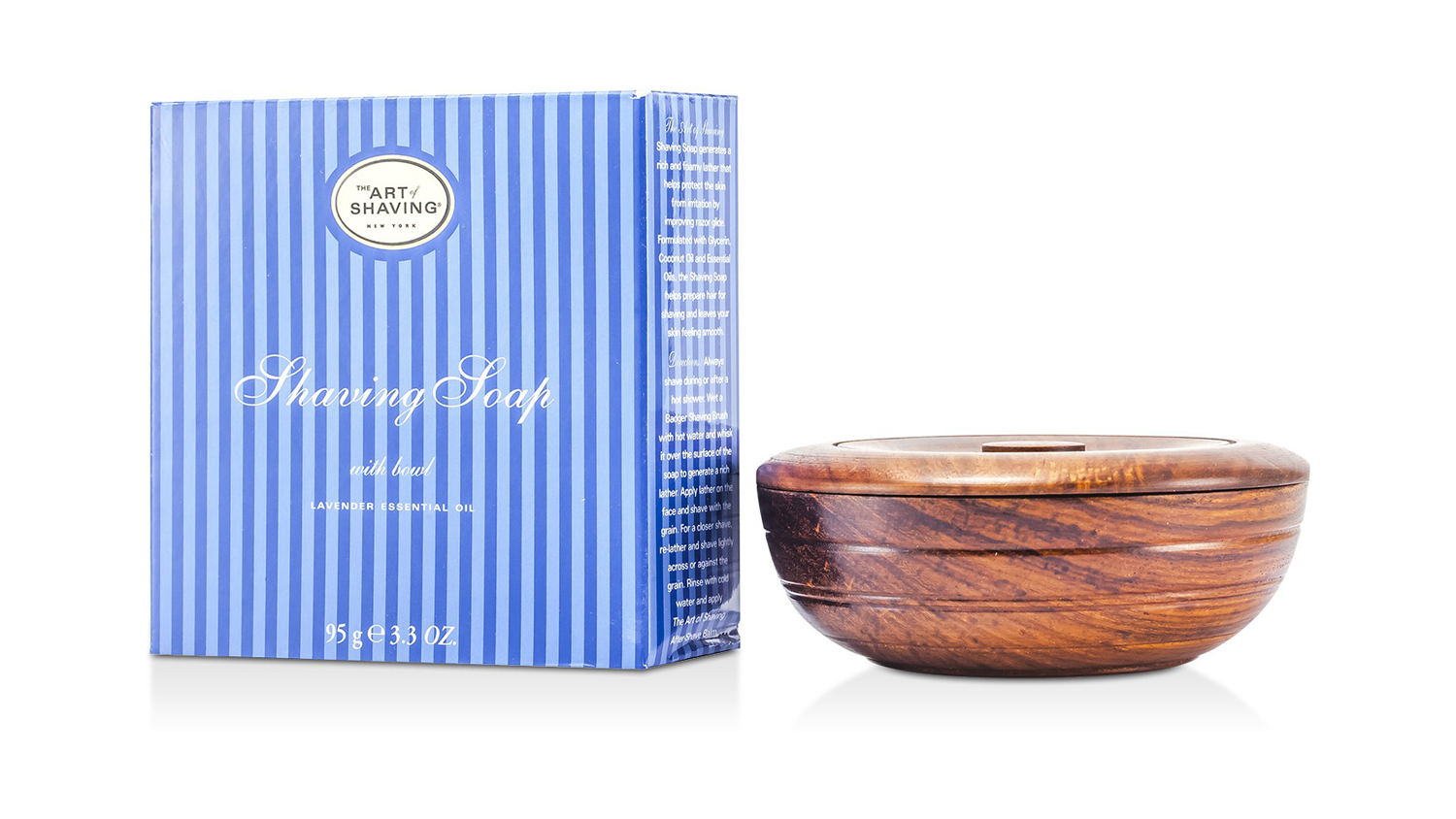 Shaving Soap w/ Bowl Lavender Essential Oil (For Sensitive Skin) 95g/3.4oz Harvey Norman