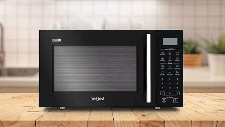 Whirlpool 29L Convection 1200W Microwave Oven with Airfryer - Black (MWP298BAUS-SH)