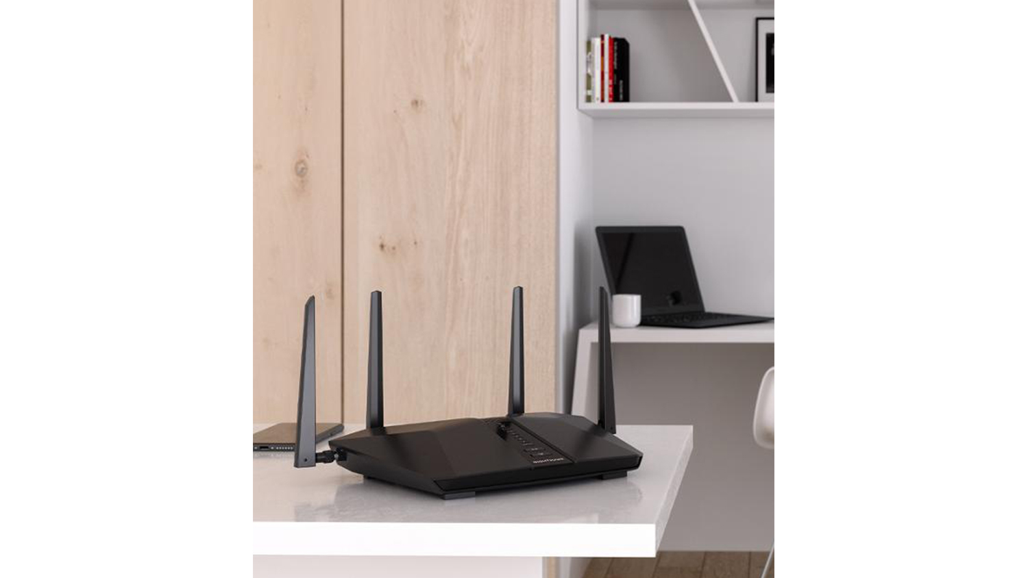 NETGEAR Nighthawk AX6 popular AX5400 RAX50 WiFi Router 6Stream Dual Band Black