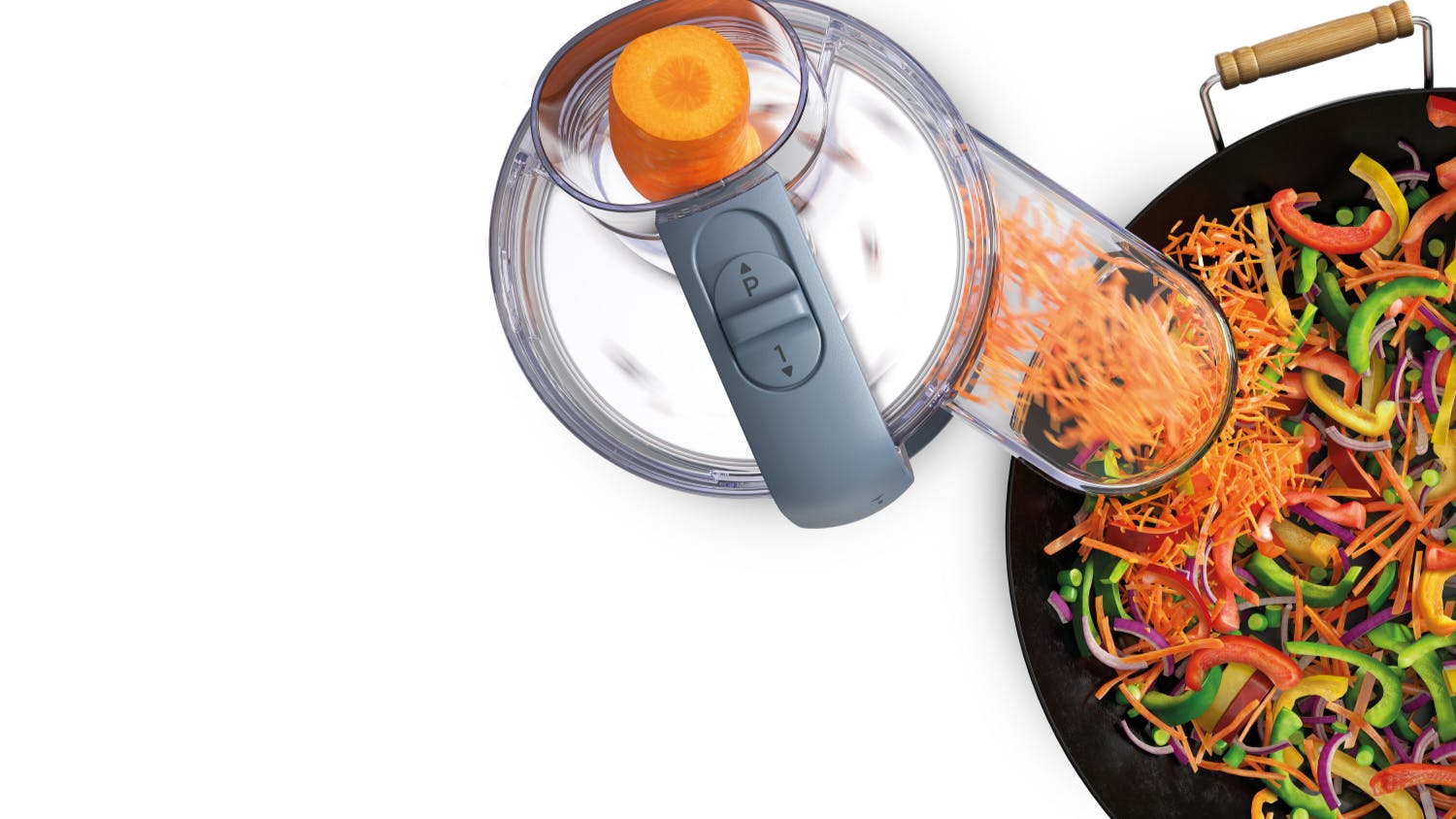 Kenwood MultiPro Go Super Compact Food Processor - Storm Blue (FDP22 ...