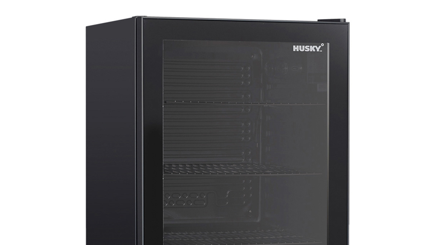 Husky 130L Beverage Center Bar Fridge - Black (HUS130HDBLK)