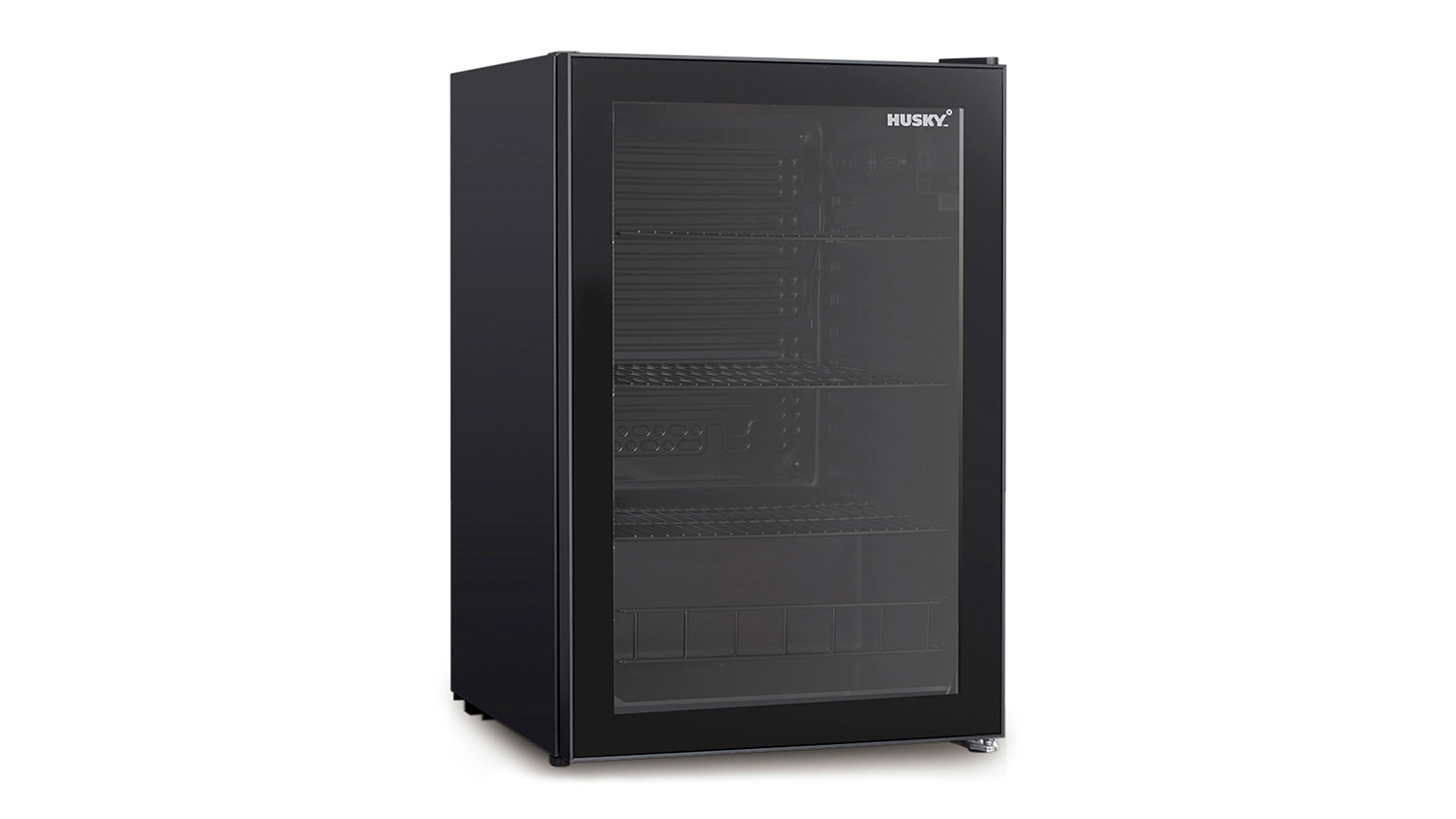 Husky 130L Beverage Center Bar Fridge - Black (HUS130HDBLK)
