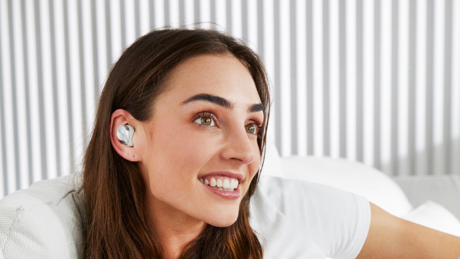 Technics EAH-AZ60 Hybrid Noise Cancelling True Wireless In-Ear Headphones - Silver