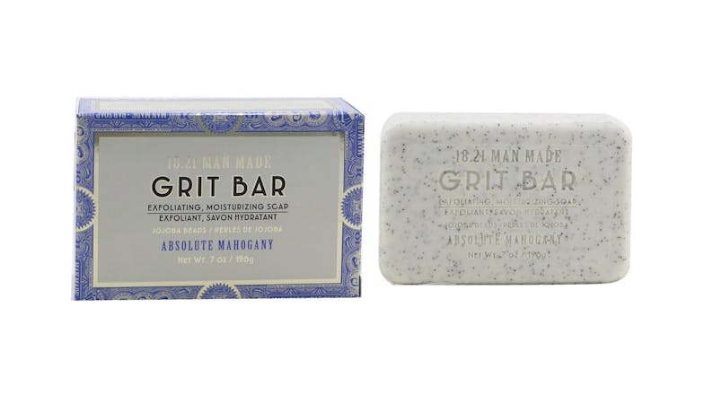 18.21 Man Made Grit Bar - Exfoliating, Moisturizing Soap - # Absolute Mahogany - 198g/7oz