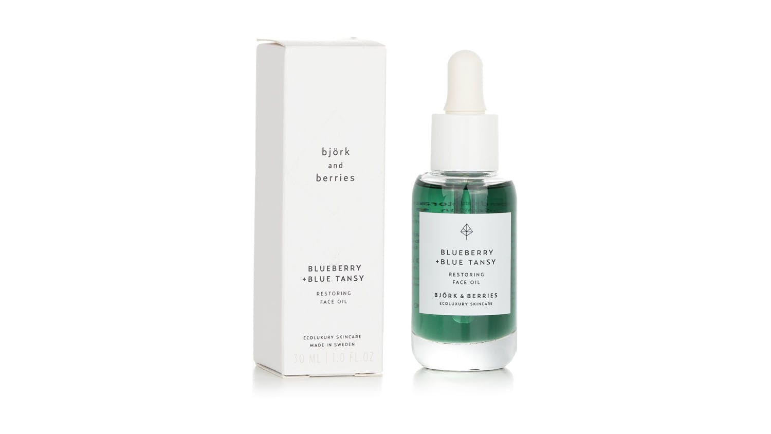 Bjork & Berries Blueberry+ Blue Tansy Restoring Face Oil - 30ml/1oz