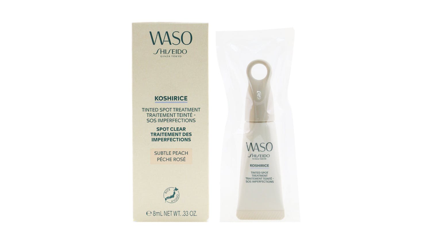 Shiseido Waso Koshirice Tinted Spot Treatment - # Subtle Peach - 8ml/0.33oz