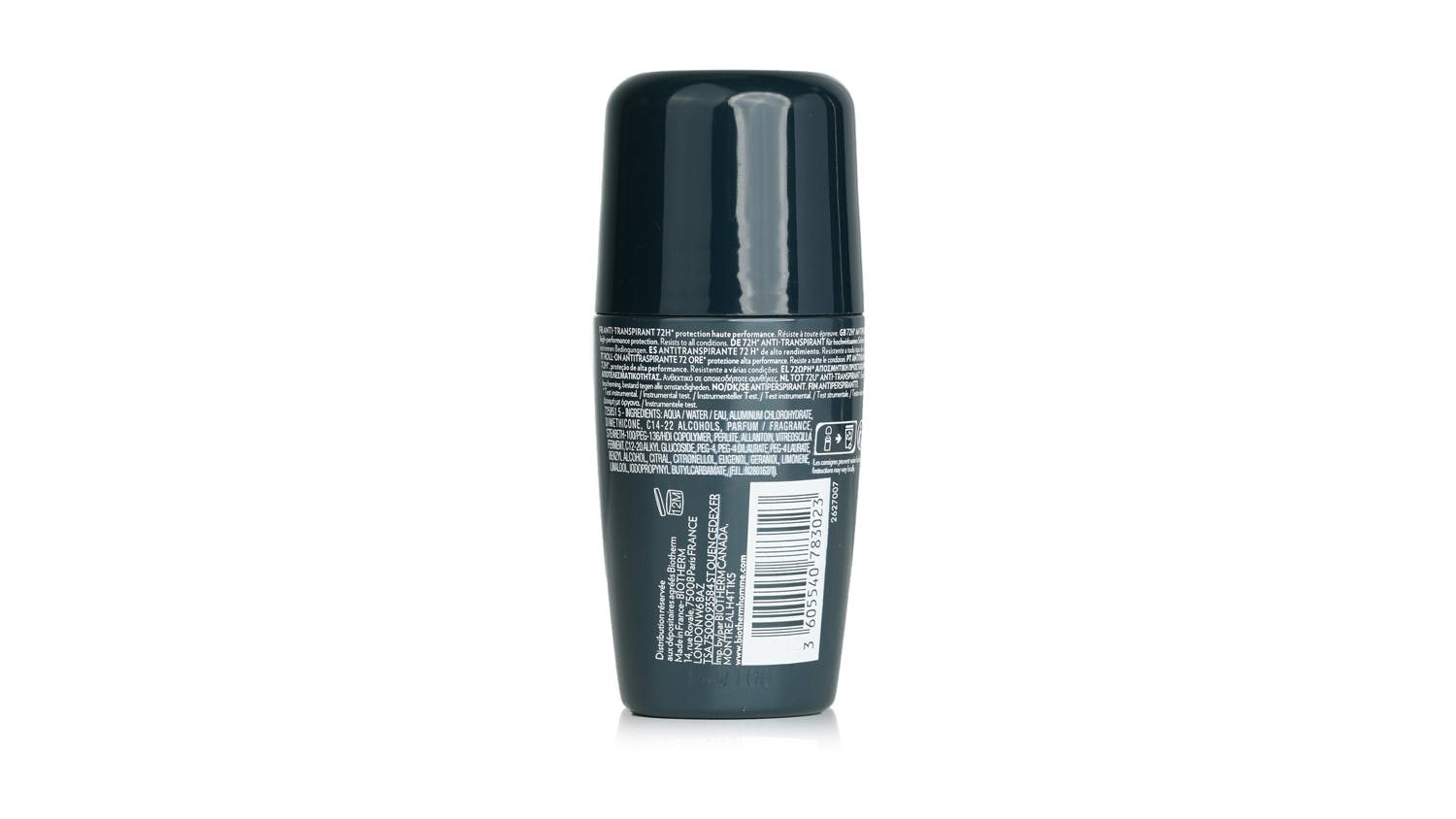 Homme Day Control Extreme Protection 72H Antiperspirant Deodorant Roll-On - 75ml/2.53oz