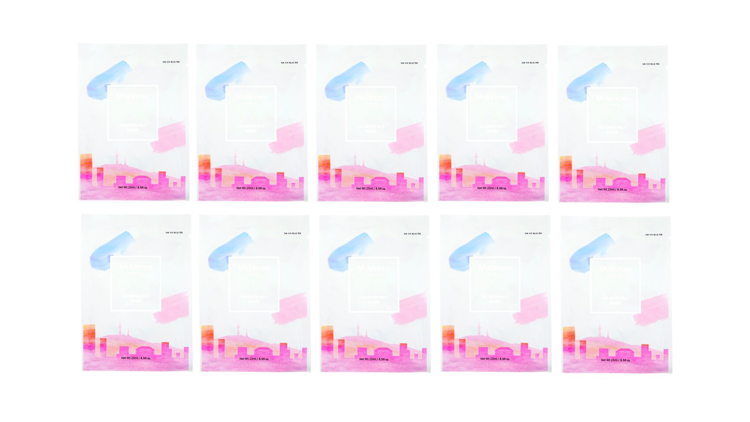 All Green Mild Mask - 10pcs