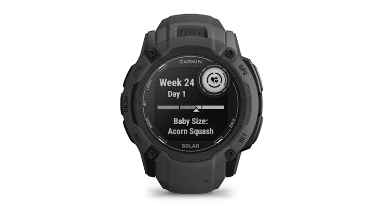 Garmin Instinct 2X Solar Smartwatch - Graphite (50mm Case, Bluetooth, GPS, Standard Edition)