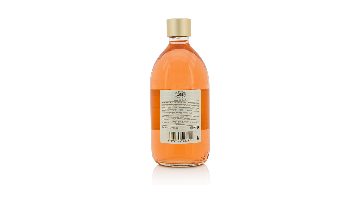 Sabon Shower Oil - Rose Tea - 500ml/17.59oz