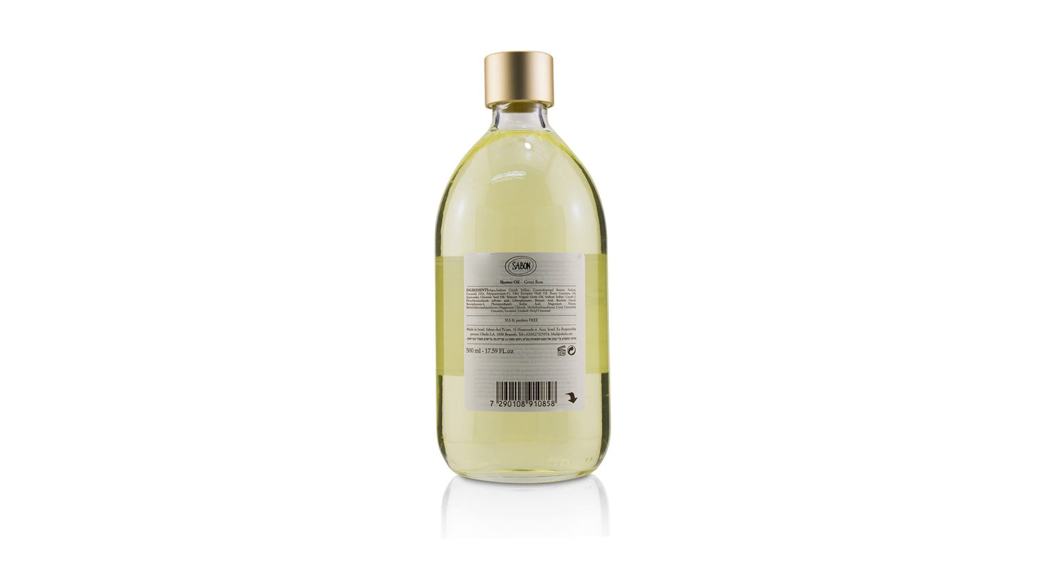 Sabon Shower Oil - Green Rose - 500ml/17.59oz