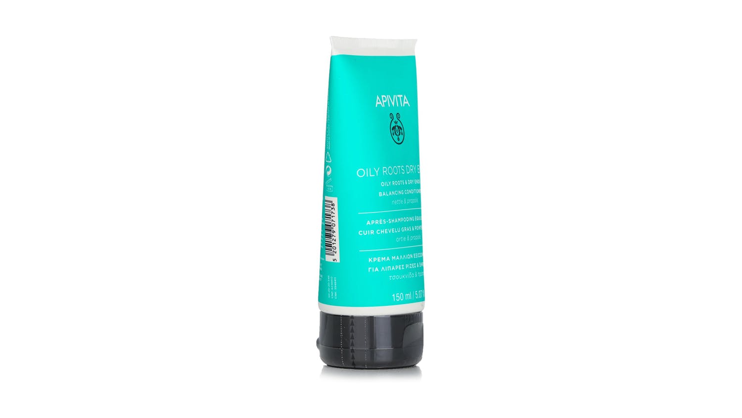 Apivita Oily Roots and Dry Ends Balancing Conditioner with Nettle and Propolis - 150ml/5.07oz