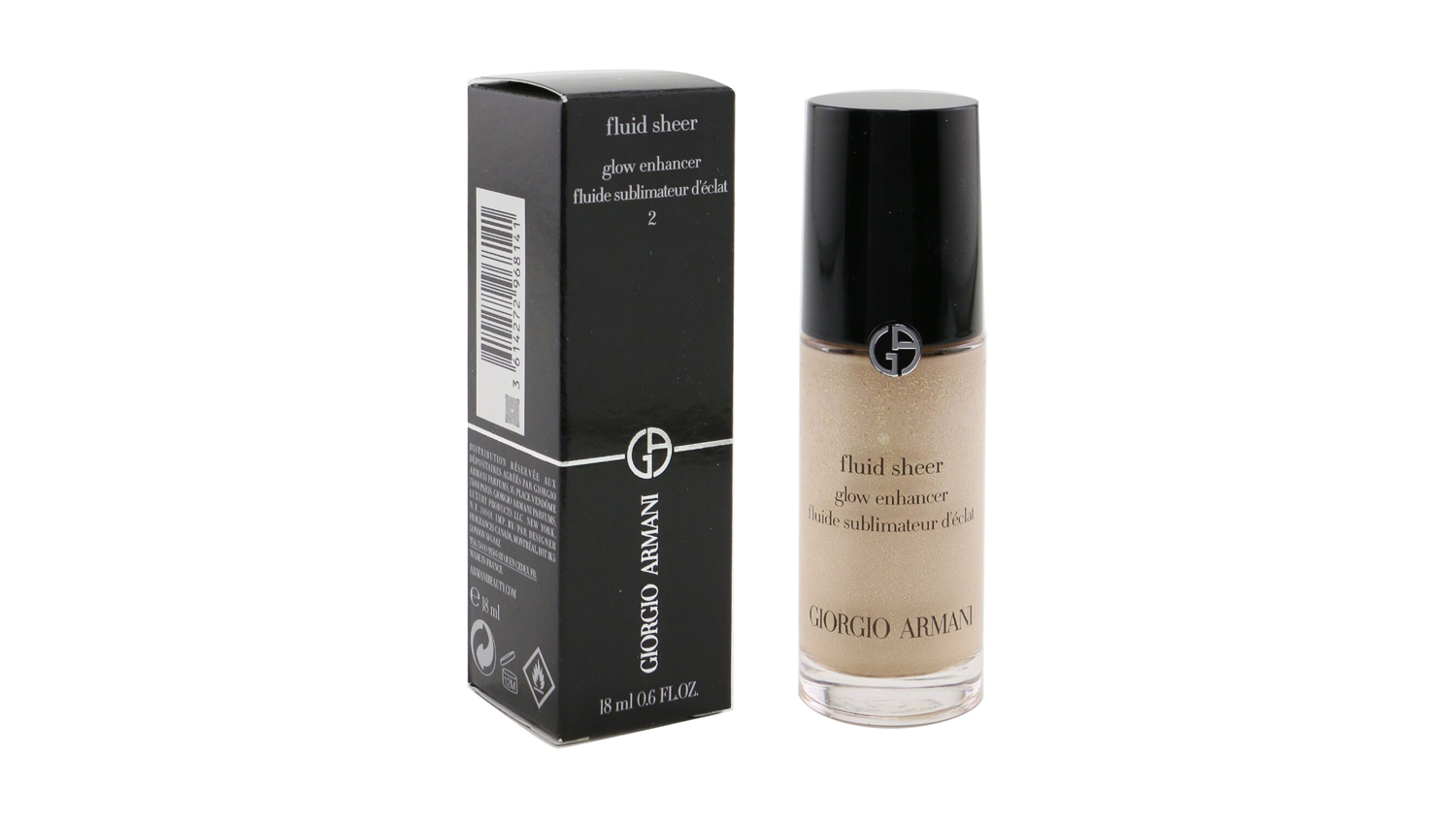 Giorgio Armani Fluid Sheer Glow Enhancer (Mini) - # 02 Champagne - 18ml/0.6oz