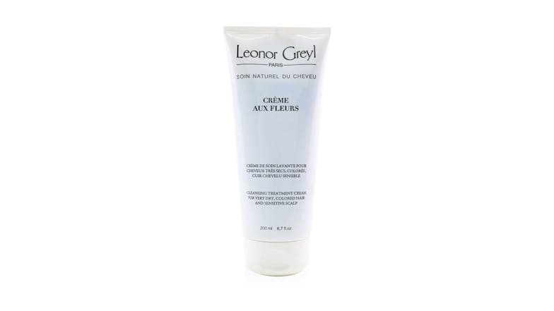 Creme Aux Fleurs Cleansing Treatment Cream Shampoo (For Very Dry Hair & Sensitive Scalp) - 200ml/7oz