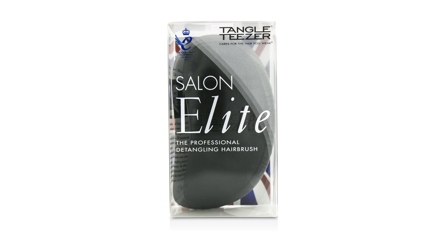 Tangle Teezer Salon Elite Professional Detangling Hair Brush - Midnight Black (For Wet and Dry Hair) - 1pc