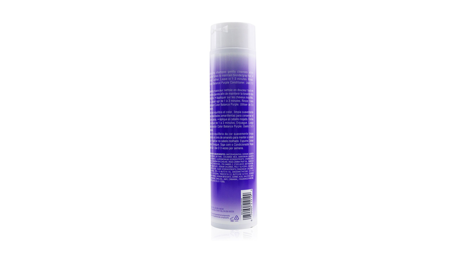 Joico Color Balance Purple Shampoo (Eliminates Brassy/Yellow Tones on Blonde/Gray Hair) - 300ml/10.1oz