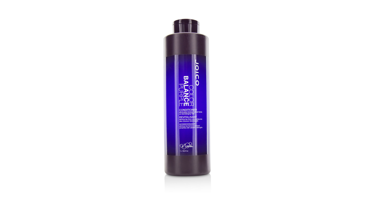 Color Balance Purple Conditioner (Eliminates Brassy/Yellow Tones on Blonde/Gray Hair) - 1000ml/33.8oz