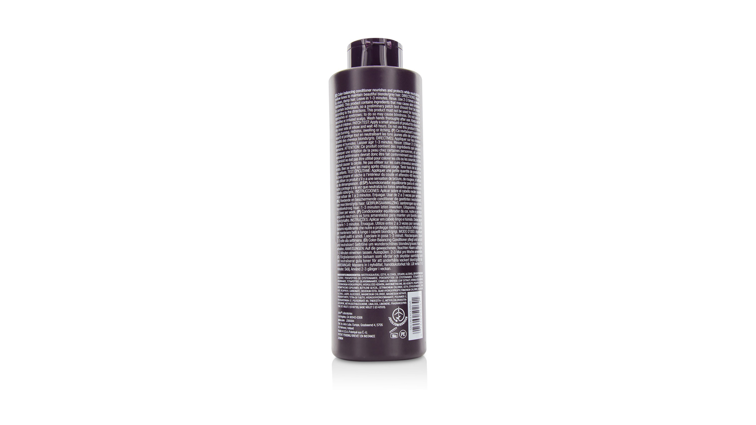 Color Balance Purple Conditioner (Eliminates Brassy/Yellow Tones on Blonde/Gray Hair) - 1000ml/33.8oz