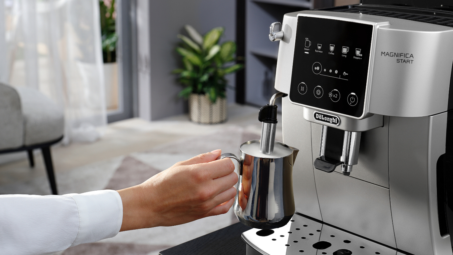 DeLonghi Magnifica Start 15 Bar Pump Automatic Espresso Machine